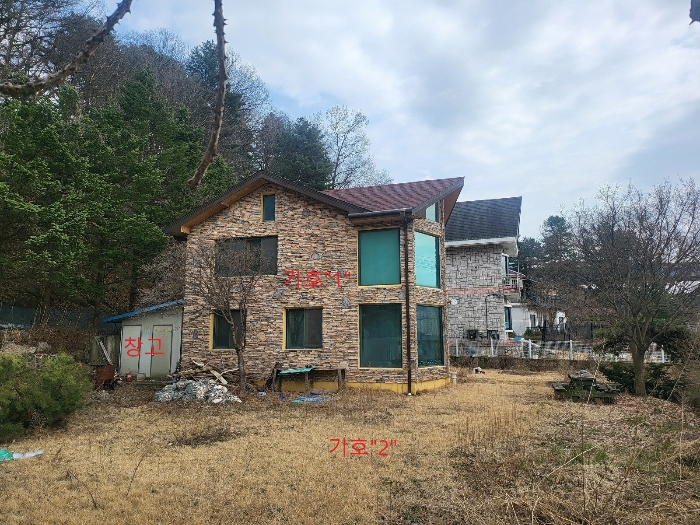 본 건 기호"1,2" 전경(북서측에서 촬영)