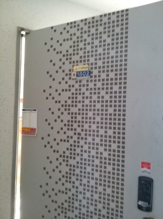 1802호 세대 출입문