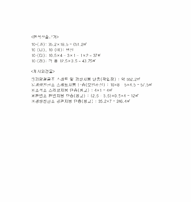 지적 및 건물개