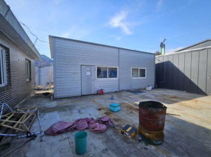 제시된 건물 소화펌프실 전경