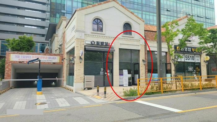 본건전경(남측에서 촬영)