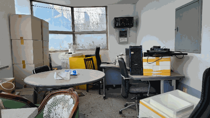 2-나)건물 1층 수위실내부