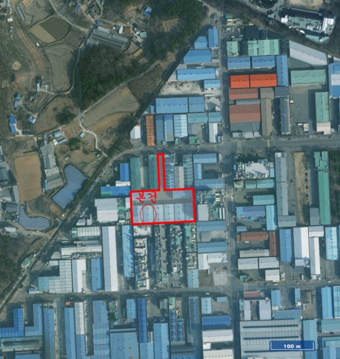 상세위치도(항공도면)