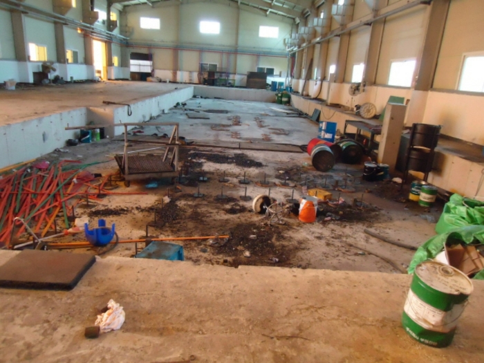 다동 바닥 현황