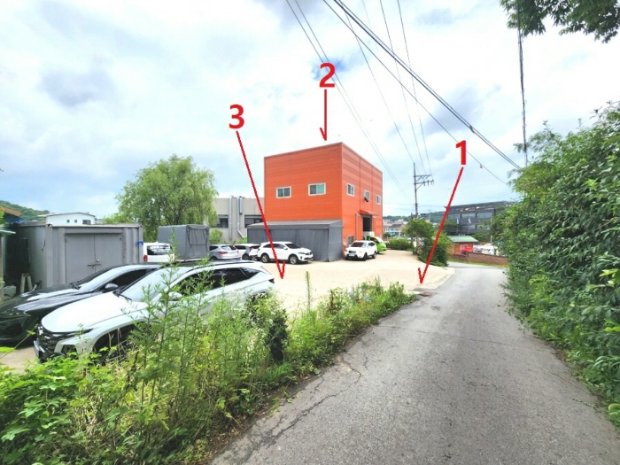 본건 전경(남동측에서 촬영)