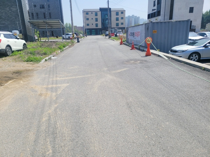 기호 1 토지 서측 인접 도로 전경