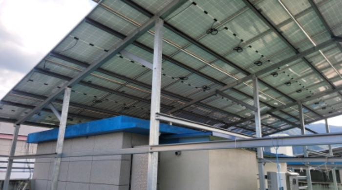 태양광 모듈(지붕), 태양광 인버터 및 배전반