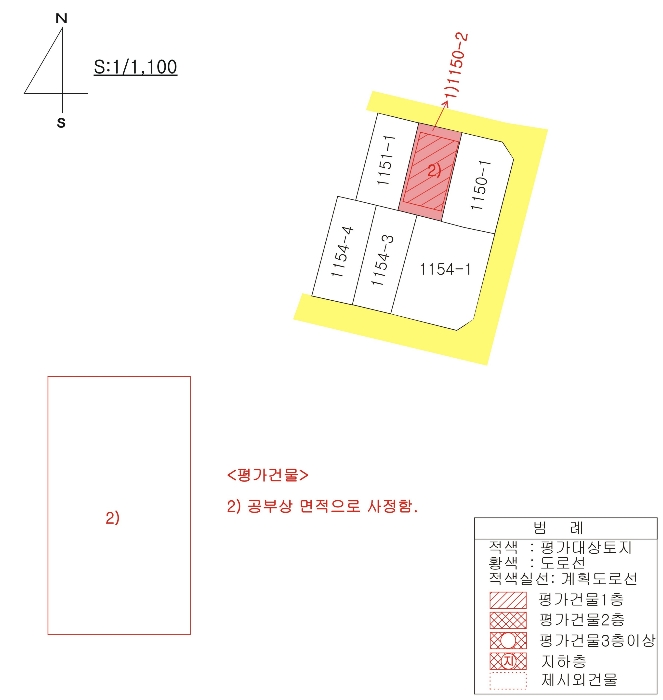 지 적 및 건 물 개 황 도