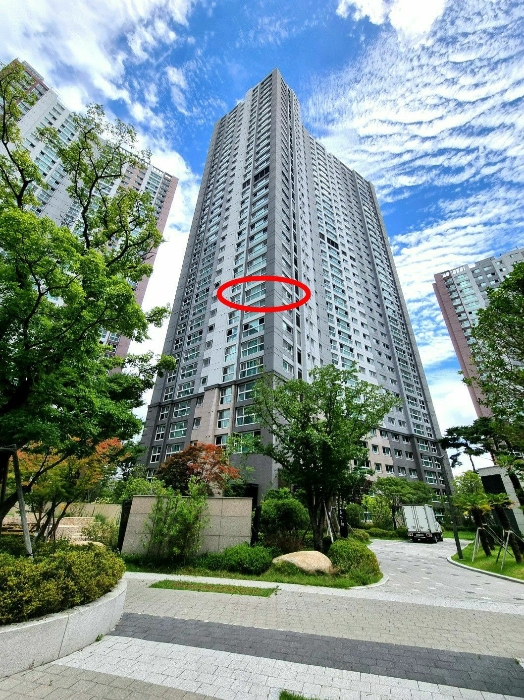 동래래미안아이파크 210동
남동측 전경