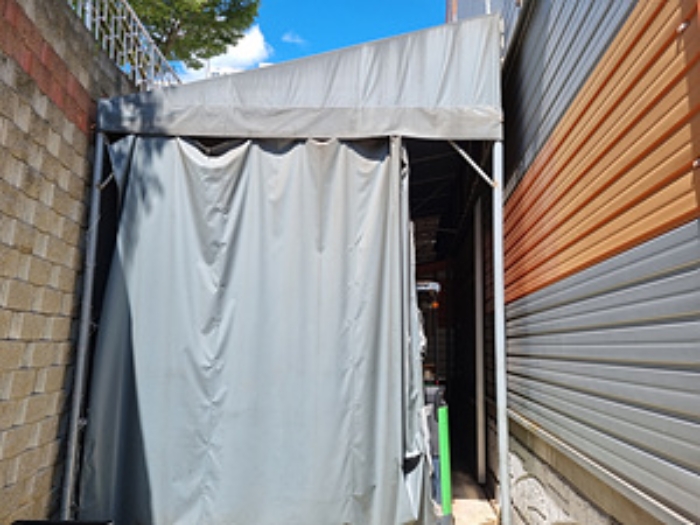 1동 공장뒤편 천막창고