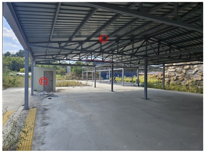 제시외건물 ㉡,㉢ 전경