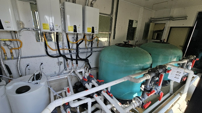 제시외 구축물 수영장 설비 사진