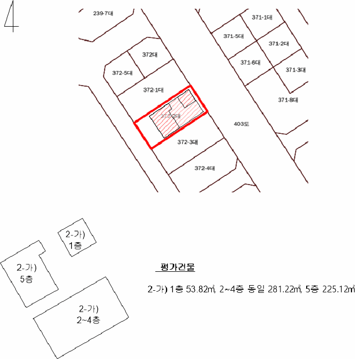 지 적 및 건 물 개 황 도