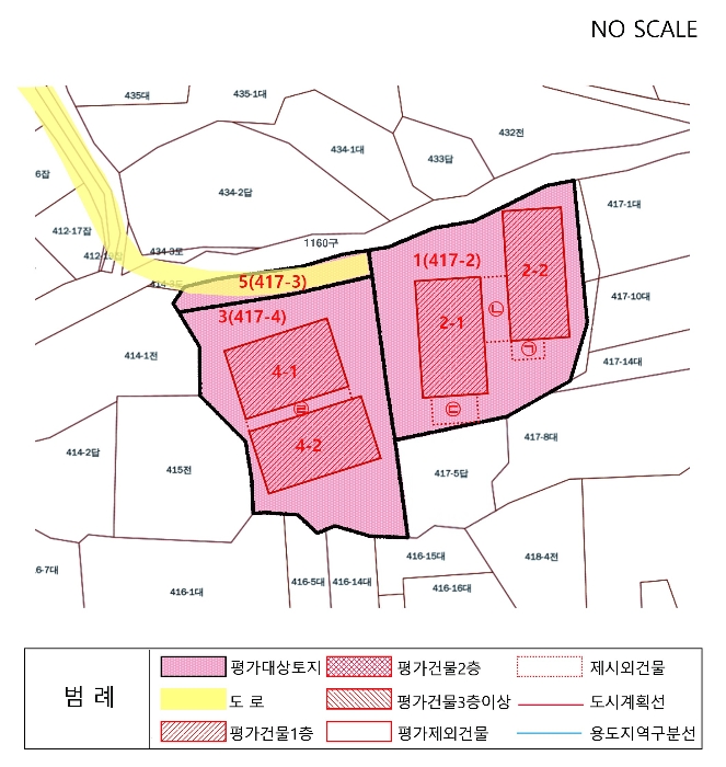 지 적 및 건 물 개 황 도