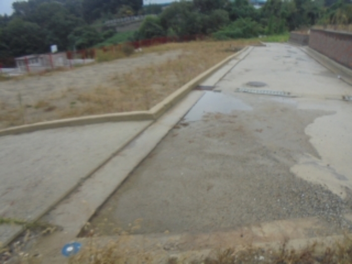 목적물 1번, 도로부분