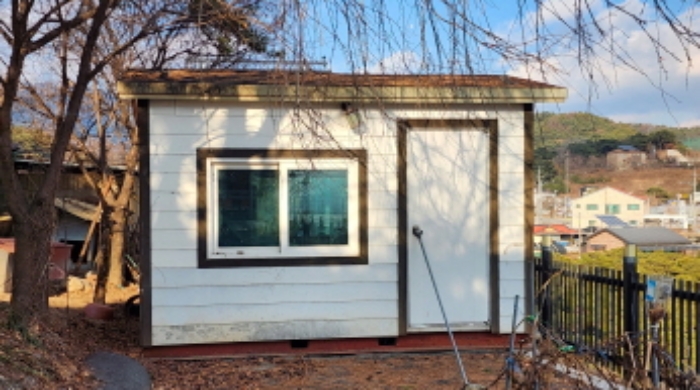 제시외 싸이딩판넬조 싱글지붕 창고