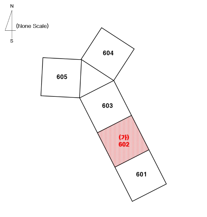 더?氷씽盧컵？차아파트 제105동 제6층 호별배치도