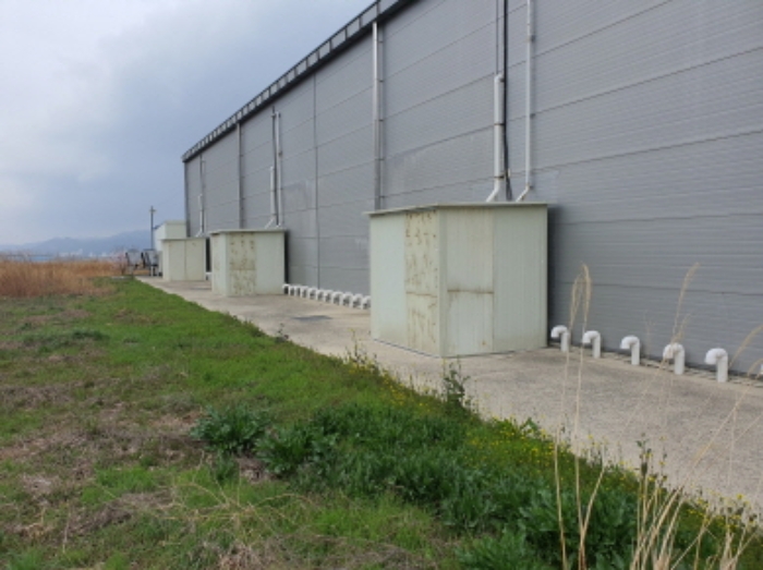 본건지상 제시외 건물(창고, 도면: ㅂ,ㅅ,o부분)전경