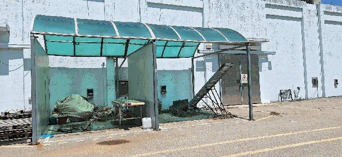 [제시외건물 기호 ㄴ) -물치장]