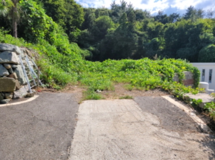 물건4번, 전경으로 나대지 상태임.