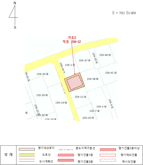 지적 및 건물개황도