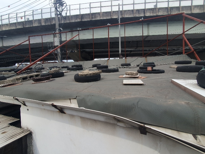 기호 (2-1) 사무실 부분 방수포 상황