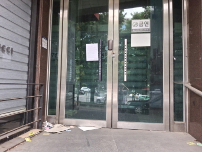 공동 출입구 모습