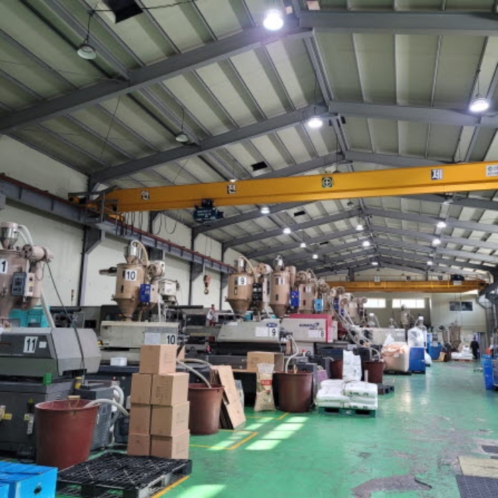 별지목록 공장 및 광업재단 저당법 제6조 기계목록1 `호이스트(천장주행크레인), 진도호이스트 1대 전경