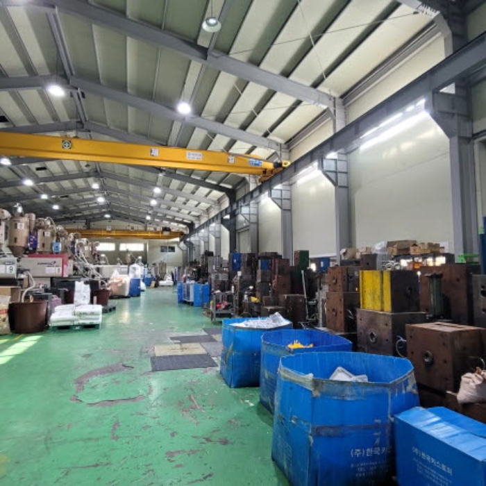 별지목록 공장 및 광업재단 저당법 제6조 기계목록1 `호이스트(천장주행크레인), 진도호이스트 1대 전경