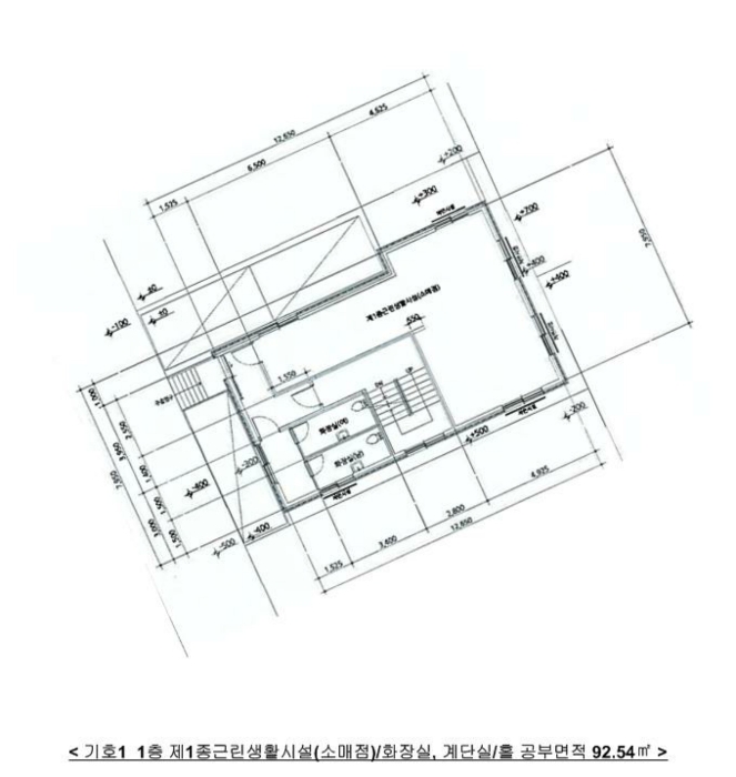 건물개황도 및 내부구조도