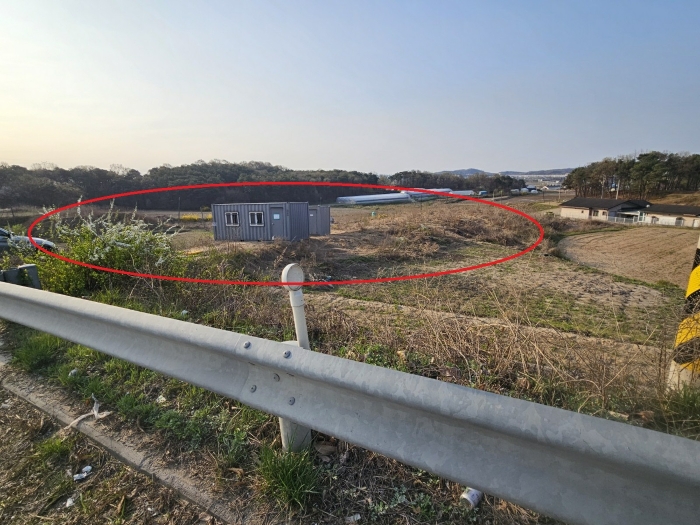 사업지 전경 (북서측에서 촬영)