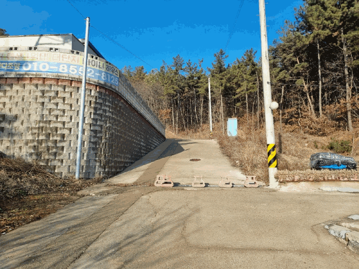 [본건 기호(2),(6)토지 전경]