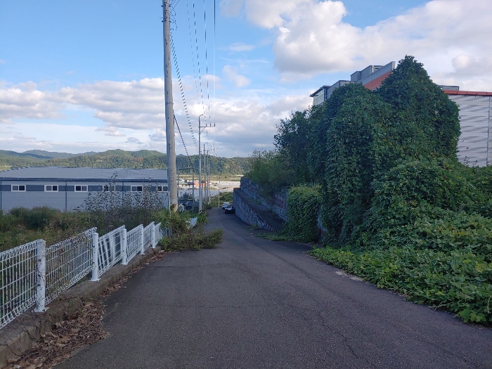 대상물건 북측 전경