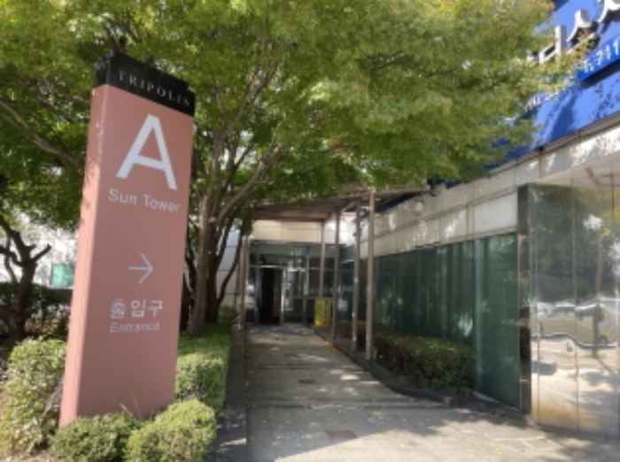 A동 공동출입구