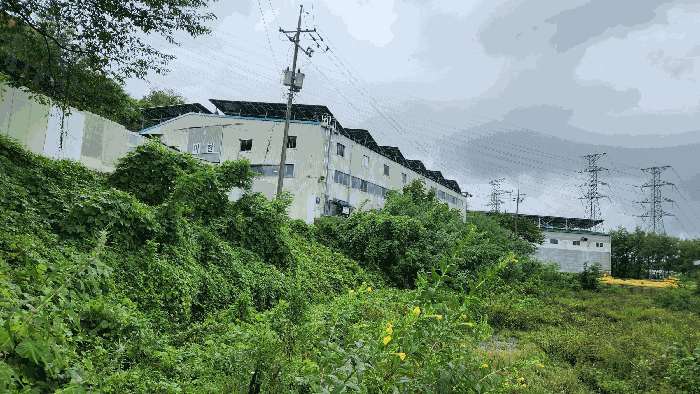 (2)건물 서측에서 촬영