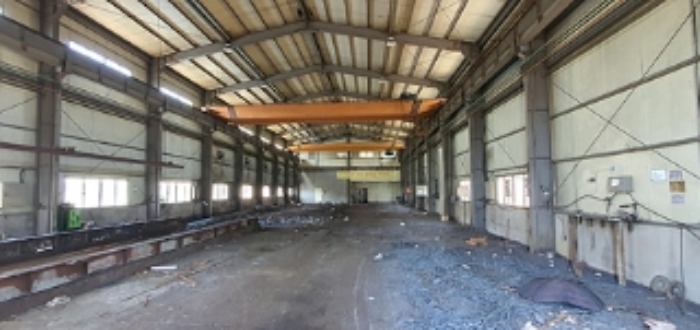 제시 건물 단층공장 1층내부 전경