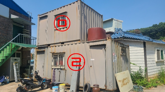 제시외 건물 : 기호(ㅁ,ㄹ)