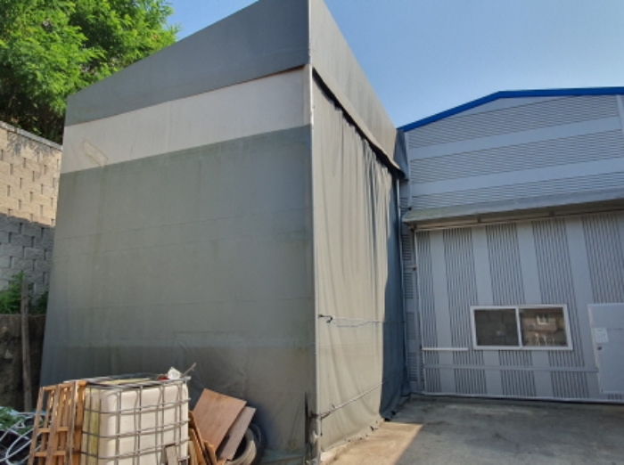 목록 2.부동산 단층 공장(좌측 천막)