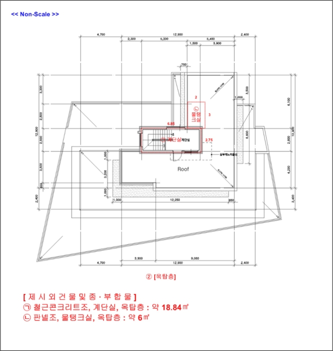 건물개황도 및 내부구조도