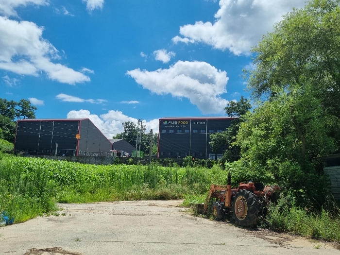 대상 토지(1) 전경 - 본건 북측에서 촬영