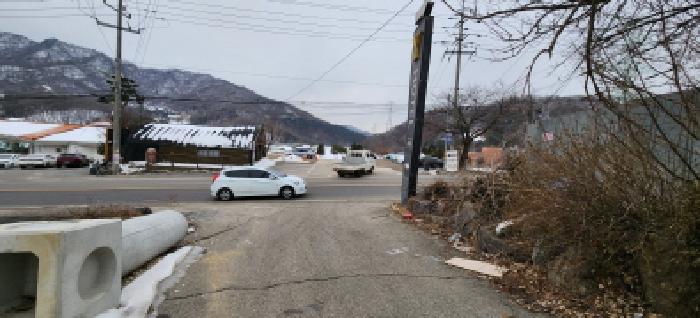 목록 부동산 진입로 전경