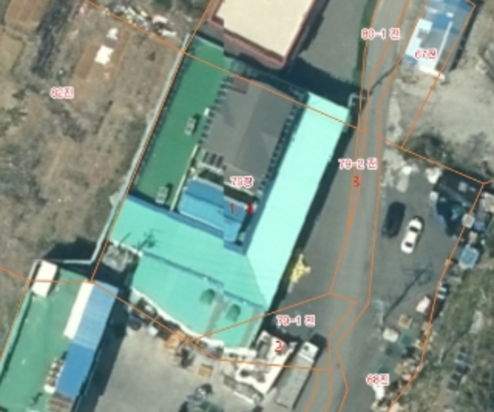 본건 지적 참고도