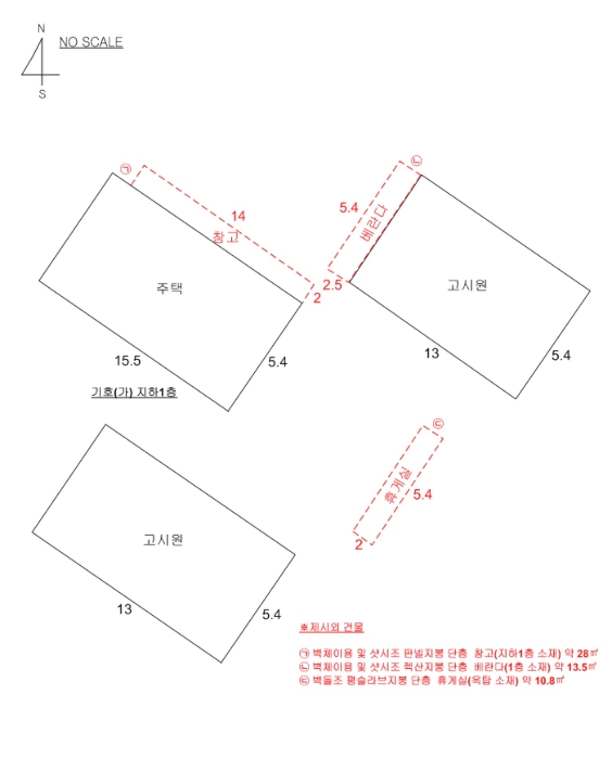 건 물 개 황 도