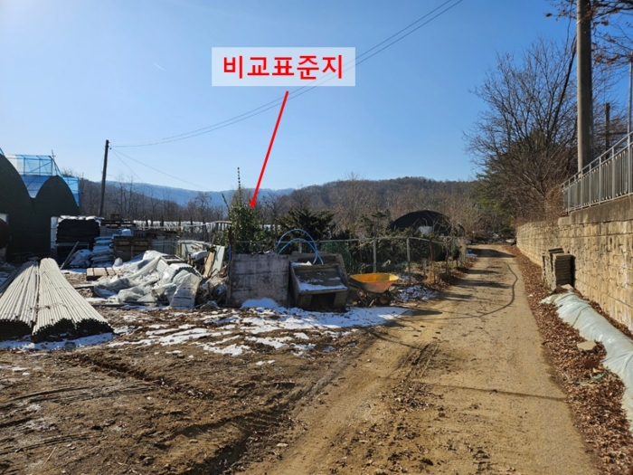 [비교표준지 전경]