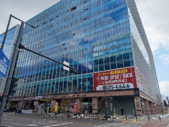 본건 한강듀클래스의정부고산 A동 전경 현황사진