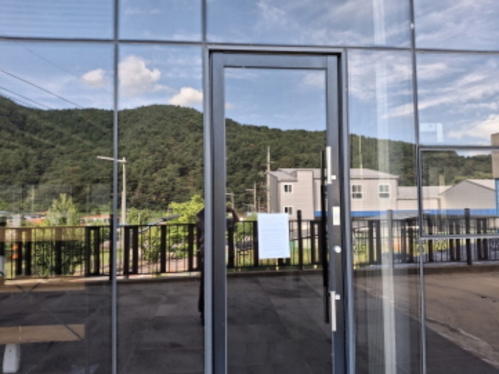 주2동 안내문 부착 모습4