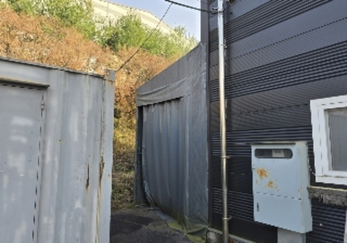 목적물 2번에 천막창고