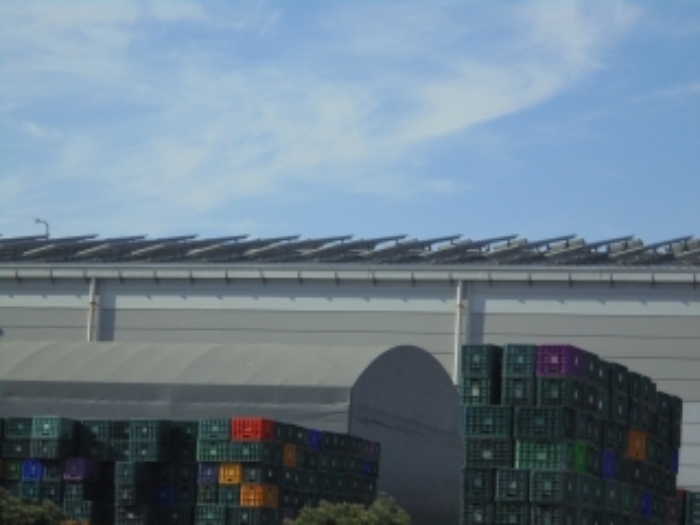 제시외 태양광 설비 전경