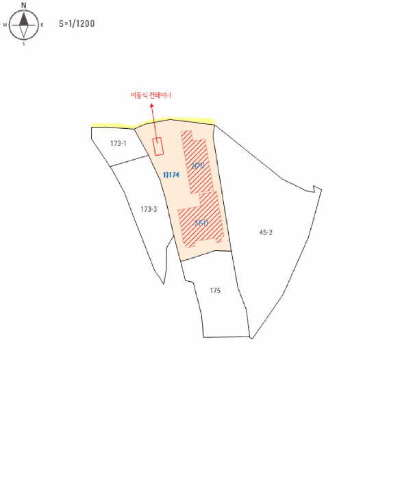 지적 및 건물개황도
