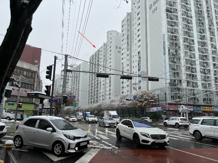 본건 주위 전경 - 남서측에서 촬영